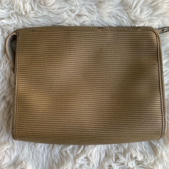 YSL Vintage PVC Leather Clutch Puch Handbag - Picture 3 of 11